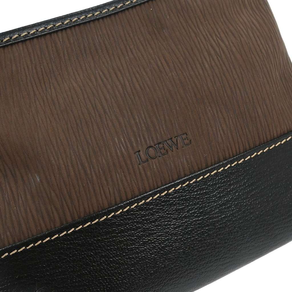 Loewe Velazquez Clutch Bag Brown Leather Good condition - Model View