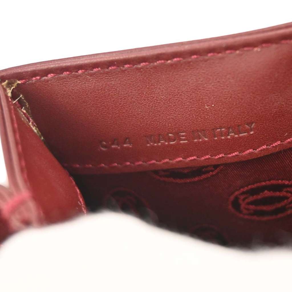 Cartier Must de Cartier Shoulder Bag Burgundy Leather Good condition - Model View