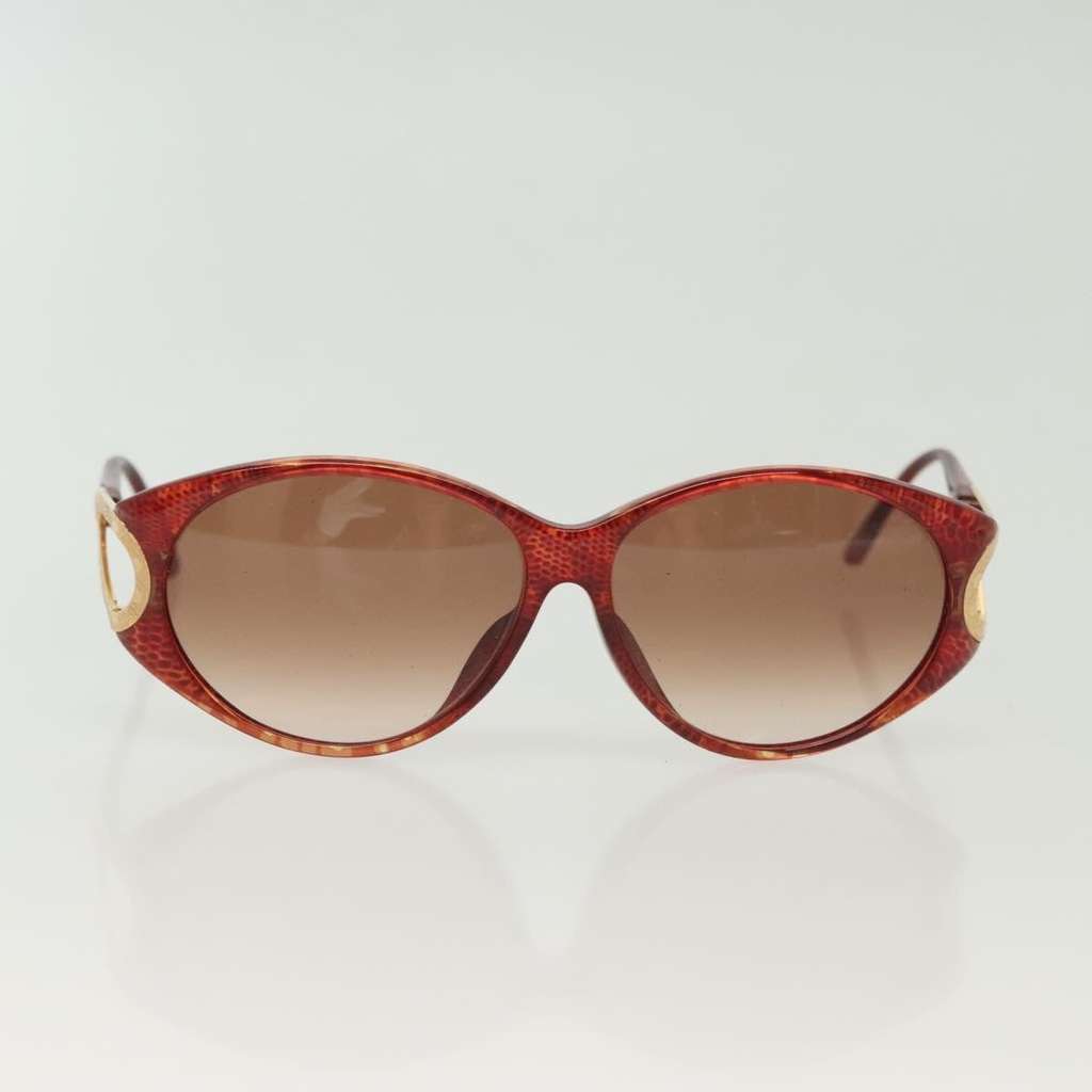 Christian Dior Sunglasses Red Plastic Good condition - Back View