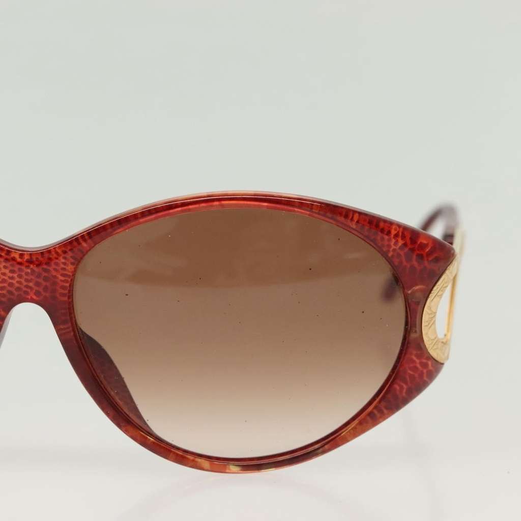 Christian Dior Sunglasses Red Plastic Good condition - Box View