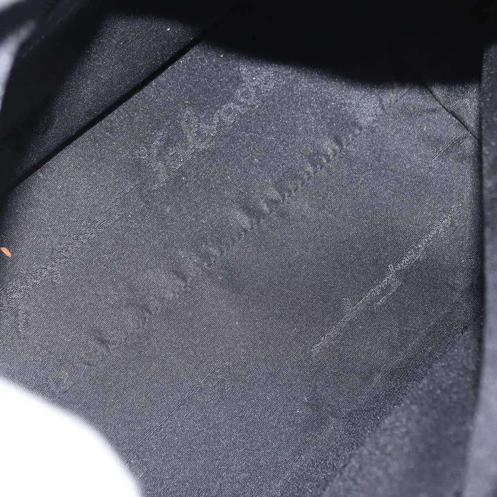 Salvatore Ferragamo Gancini Shoulder Bag Black Leather Good condition - Box View