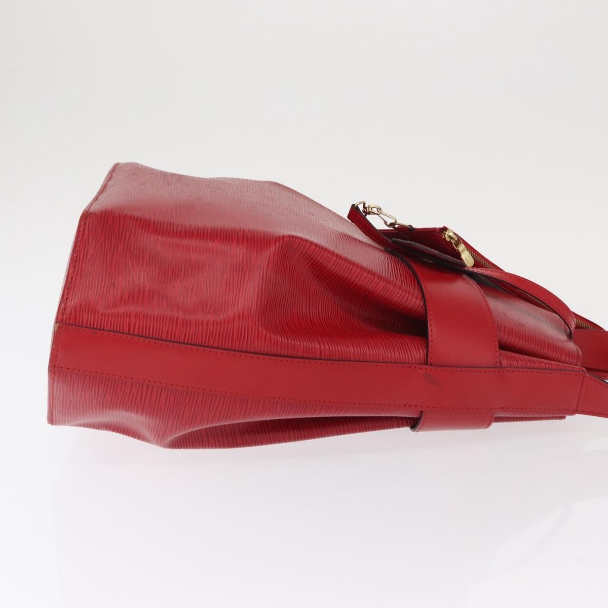 Louis Vuitton Vintage Sac d'Epaule Handbag Red Leather Fair condition - Inside View