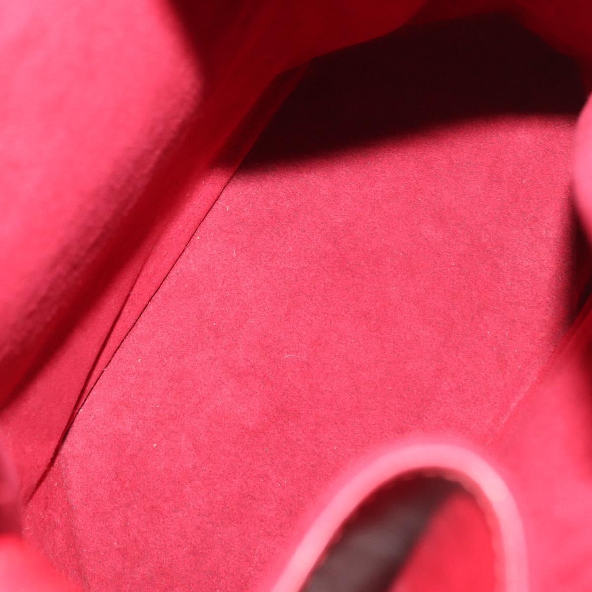 Louis Vuitton Vintage Sac d'Epaule Handbag Red Leather Fair condition - Box View