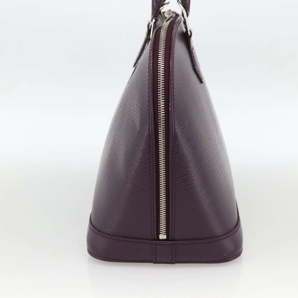 Louis Vuitton Alma Handbag Burgundy Leather Very good condition - Inside View