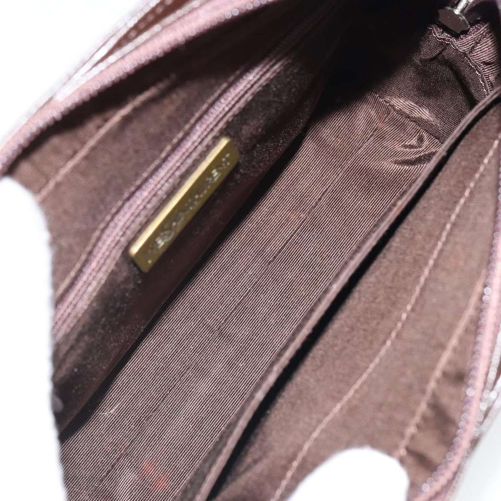 Saint Laurent Vintage Handbag Brown Leather Good condition - Box View