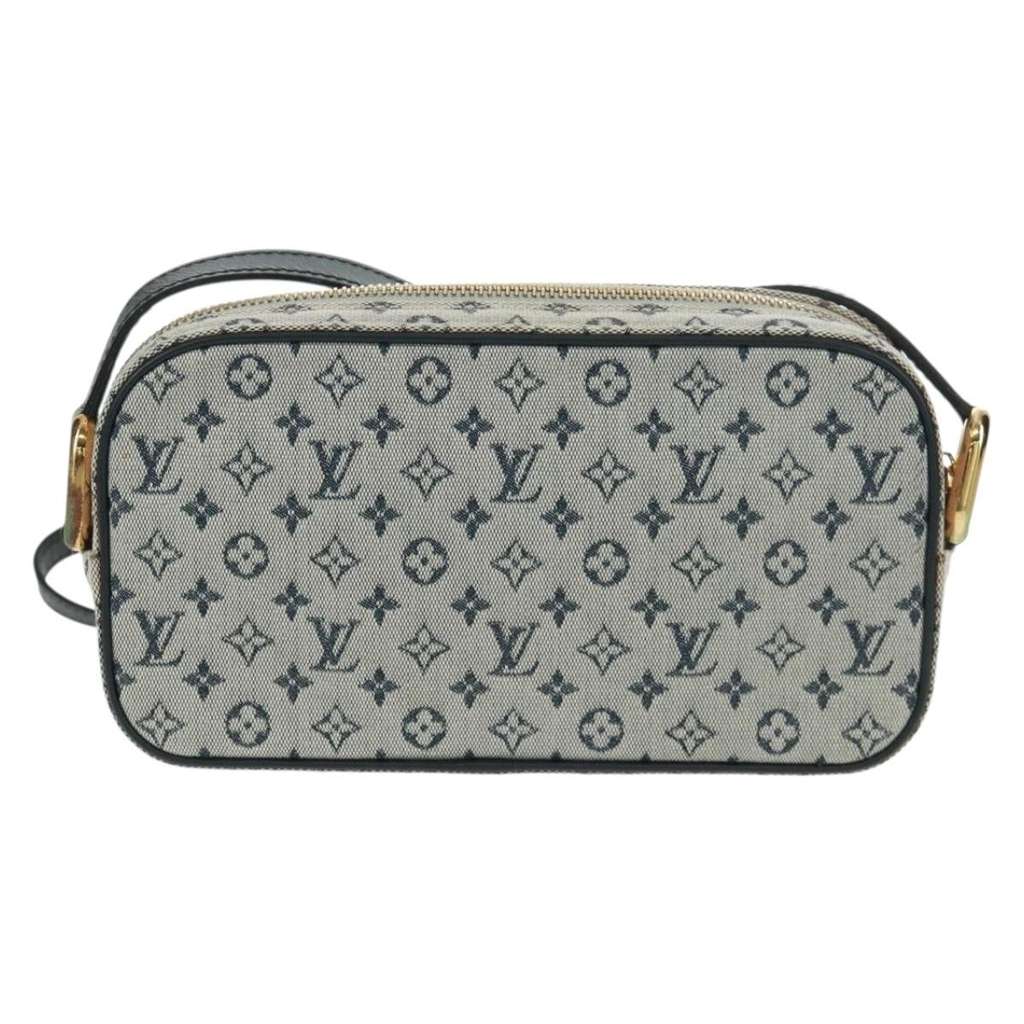 Louis Vuitton Juliette Crossbody Bag Blue Canvas Good condition - Back View