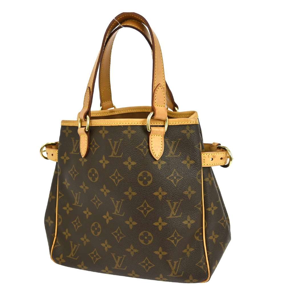 Louis Vuitton Batignolles Handbag Brown Canvas Good condition - Back View