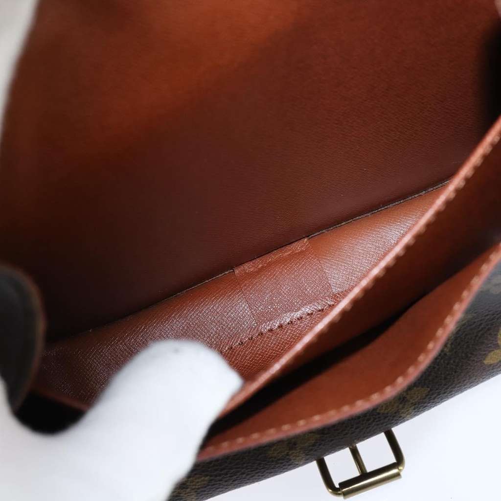 Louis Vuitton Cartouchiere Handbag Brown Canvas Good condition - Box View