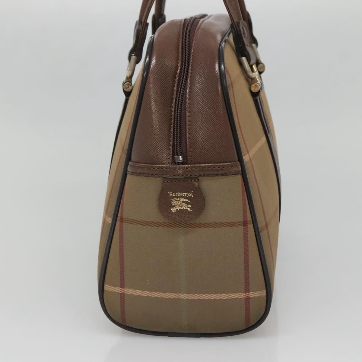 Burberry Nova Check Handbag Beige Canvas Good condition - Model View