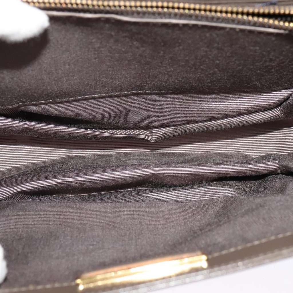 Valentino Garavani Vintage shoulder bag Brown Leather Fair condition - Box View