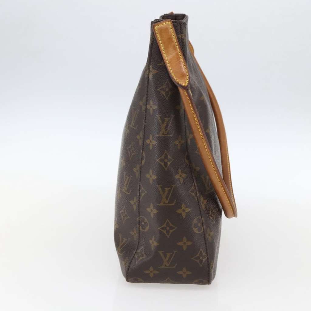 Louis Vuitton Looping Handbag Brown Canvas Good condition - Inside View