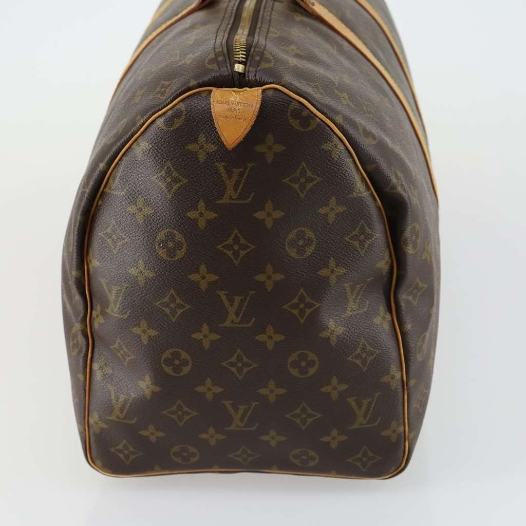 Louis Vuitton Keepall Bag Brown Canvas Good condition - Model View