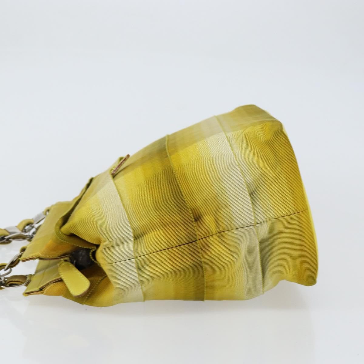 Salvatore Ferragamo Vala tote Yellow Canvas Good condition - Model View