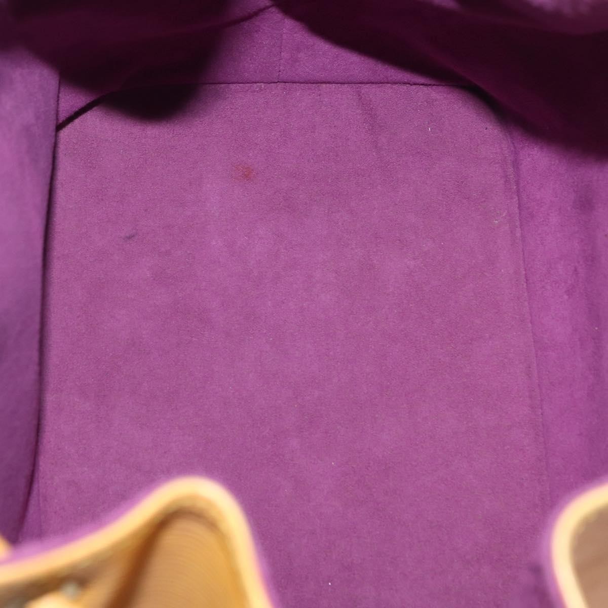 Louis Vuitton Petit Noe Handbag Yellow Leather Fair condition - Box View