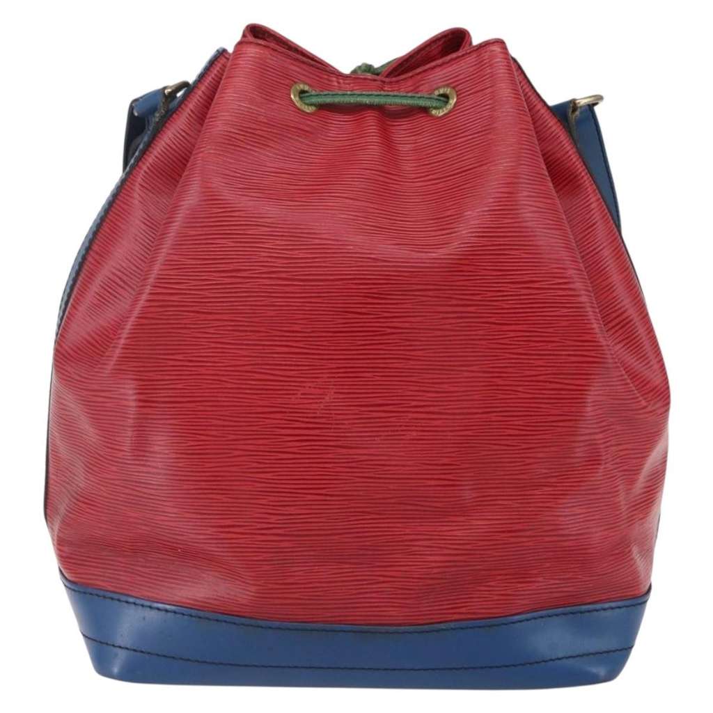 Louis Vuitton Tricolor Noe Handbag Red Leather Good condition - Back View