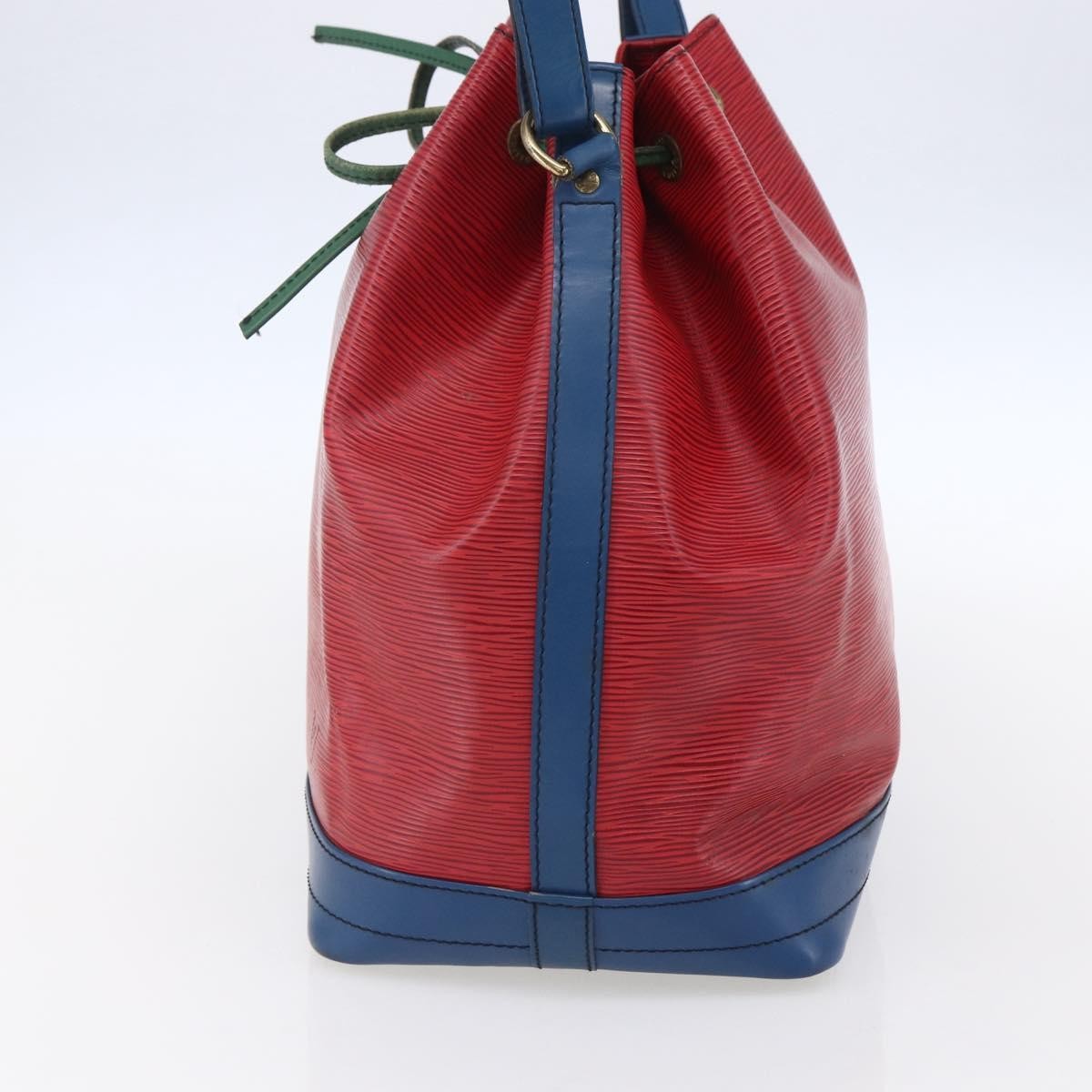 Louis Vuitton Tricolor Noe Handbag Red Leather Good condition - Model View