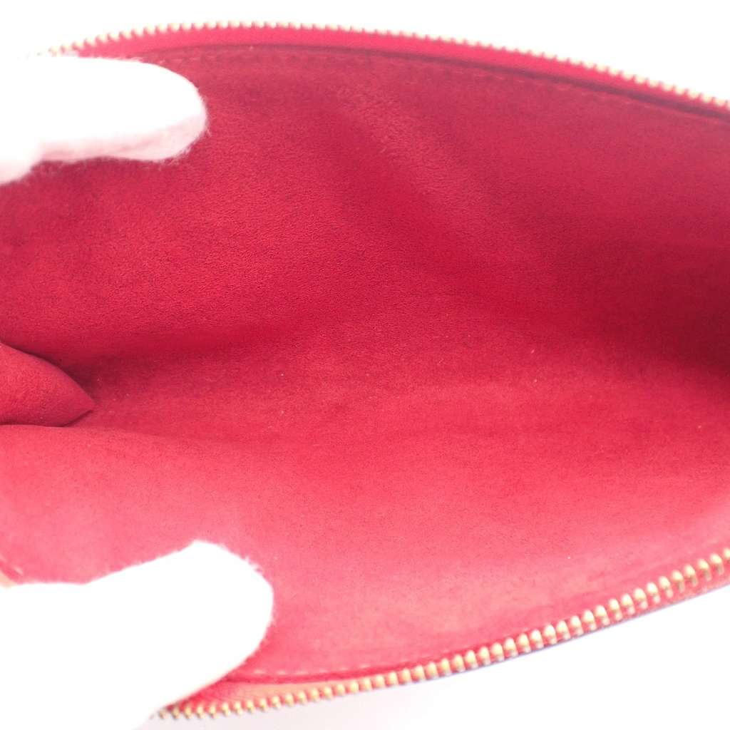 Louis Vuitton Pochette Accessoires Red Leather Good condition - Box View