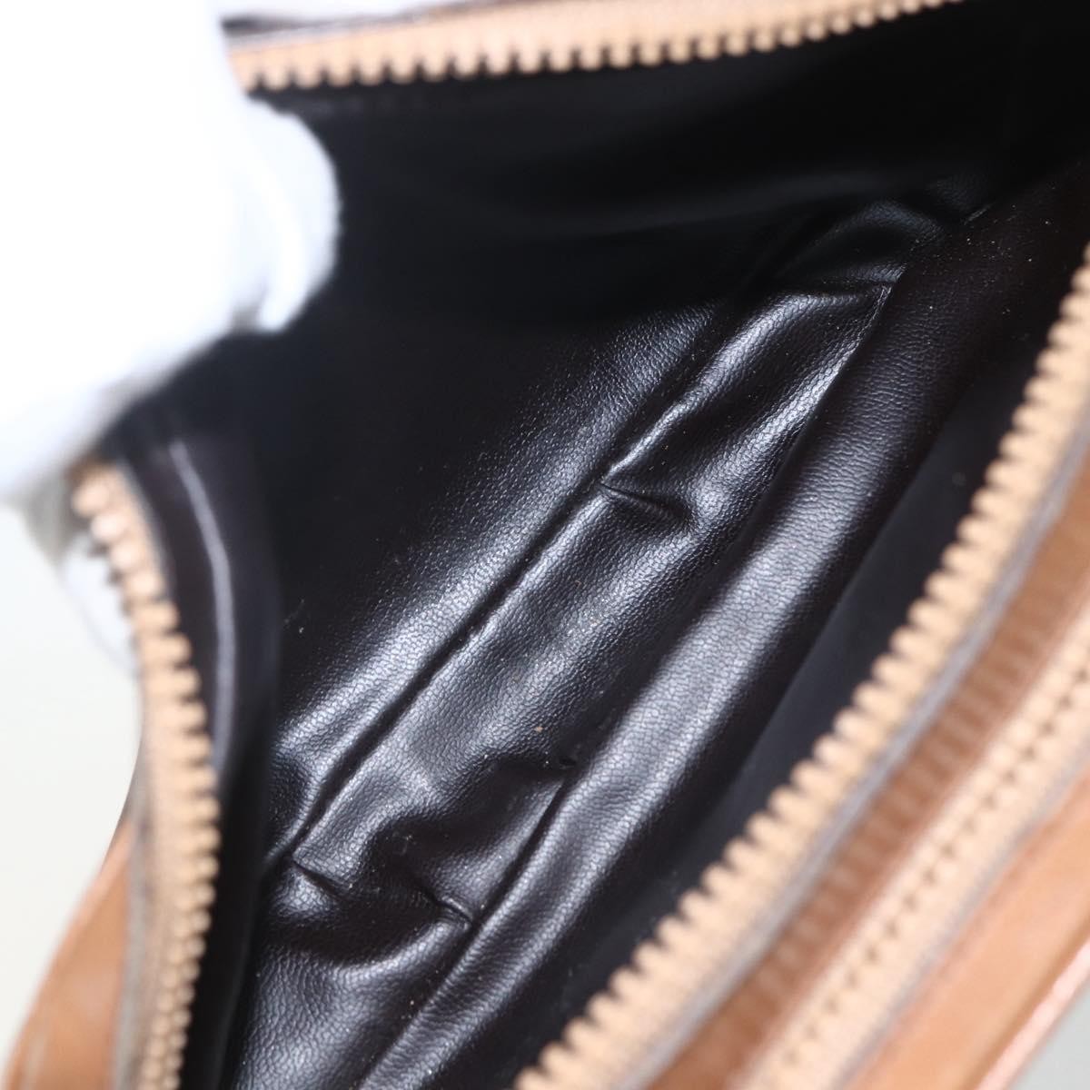 Celine Vintage Macadam Shoulder Bag Brown Canvas Good condition - Box View