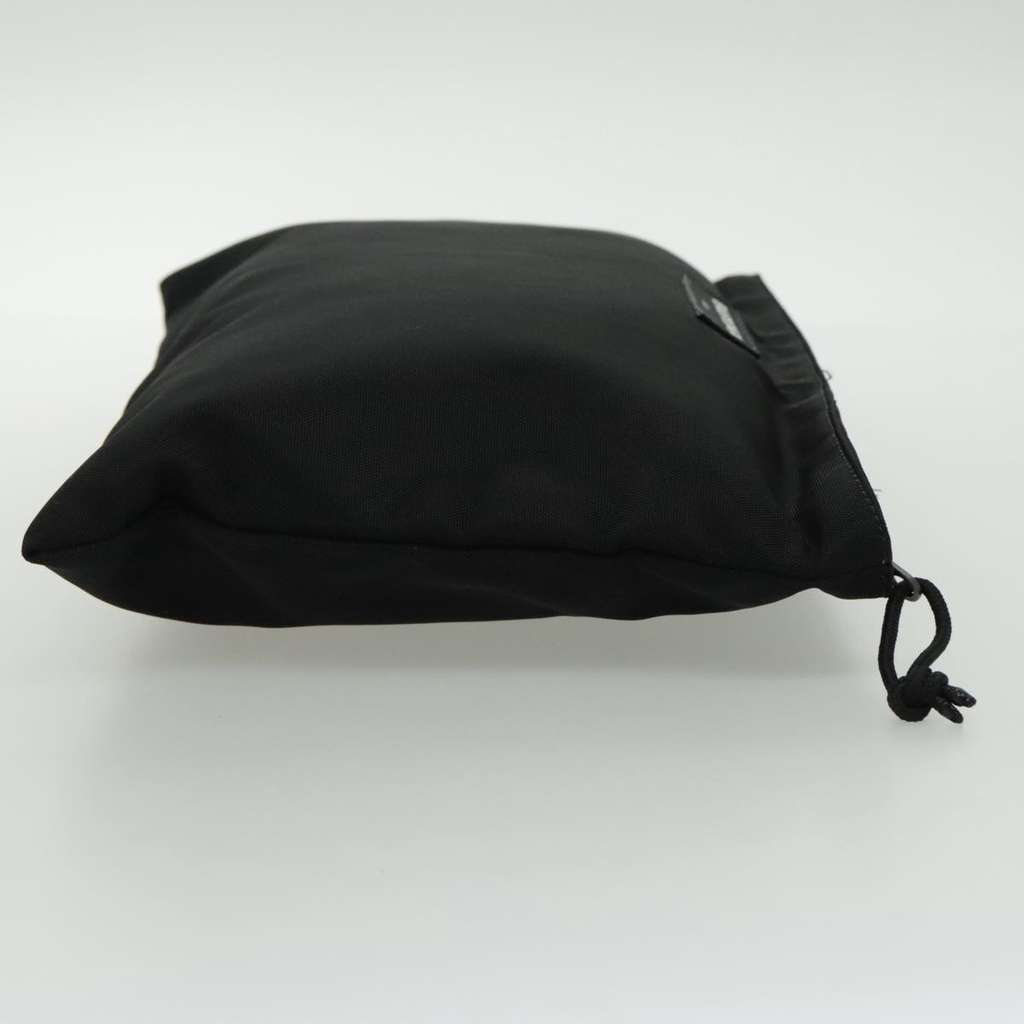 Balenciaga Logo Pouch Black Canvas Good condition - Model View