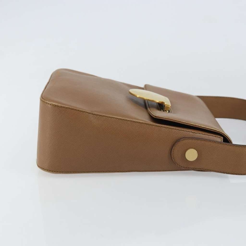 Salvatore Ferragamo Vintage Handbag Brown Leather Good condition - Inside View