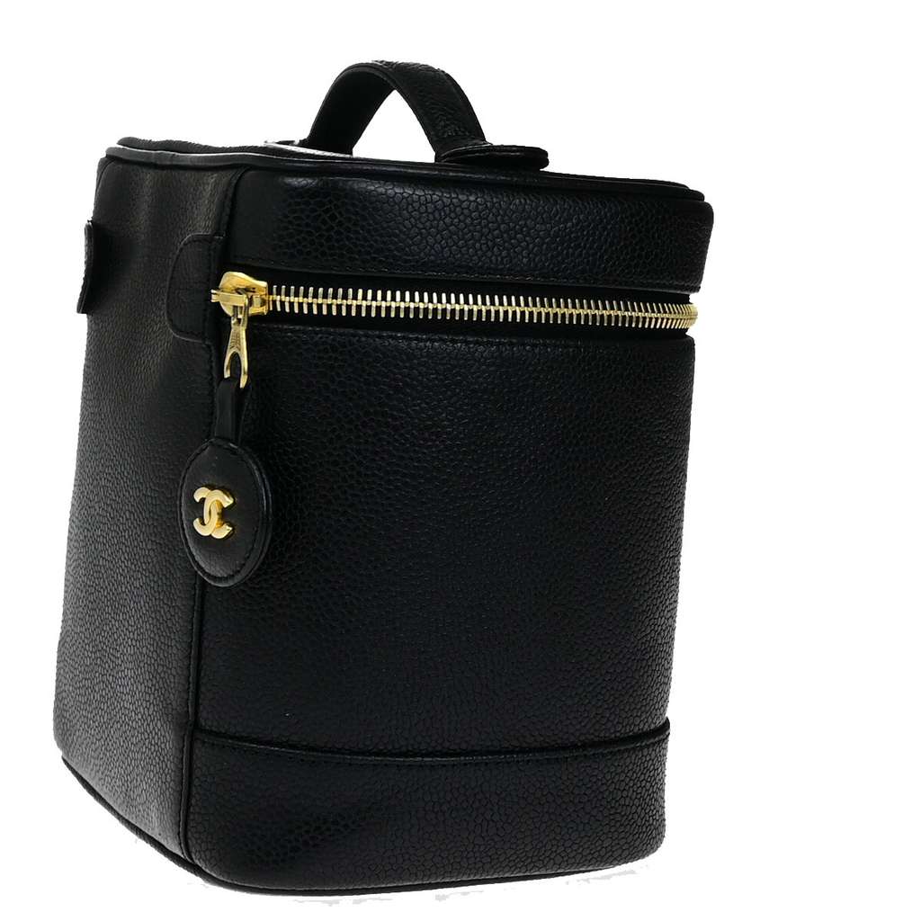 Chanel Vintage Timeless Vanity Case Black Good condition - Model View