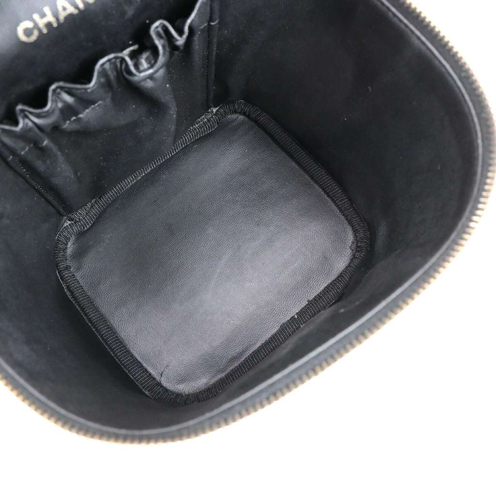 Chanel Vintage Timeless Vanity Case Black Good condition - Box View