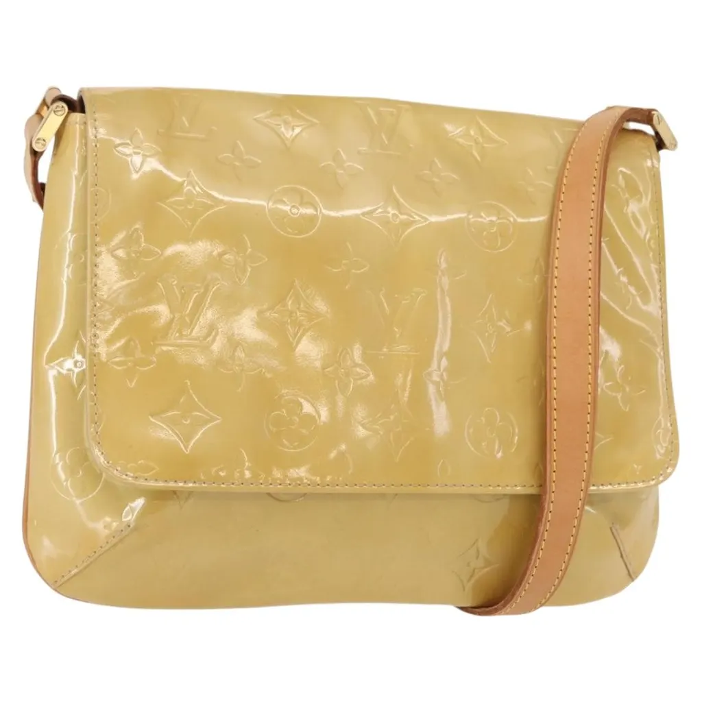 Louis Vuitton Thompson Street Handbag Beige Good - Front View