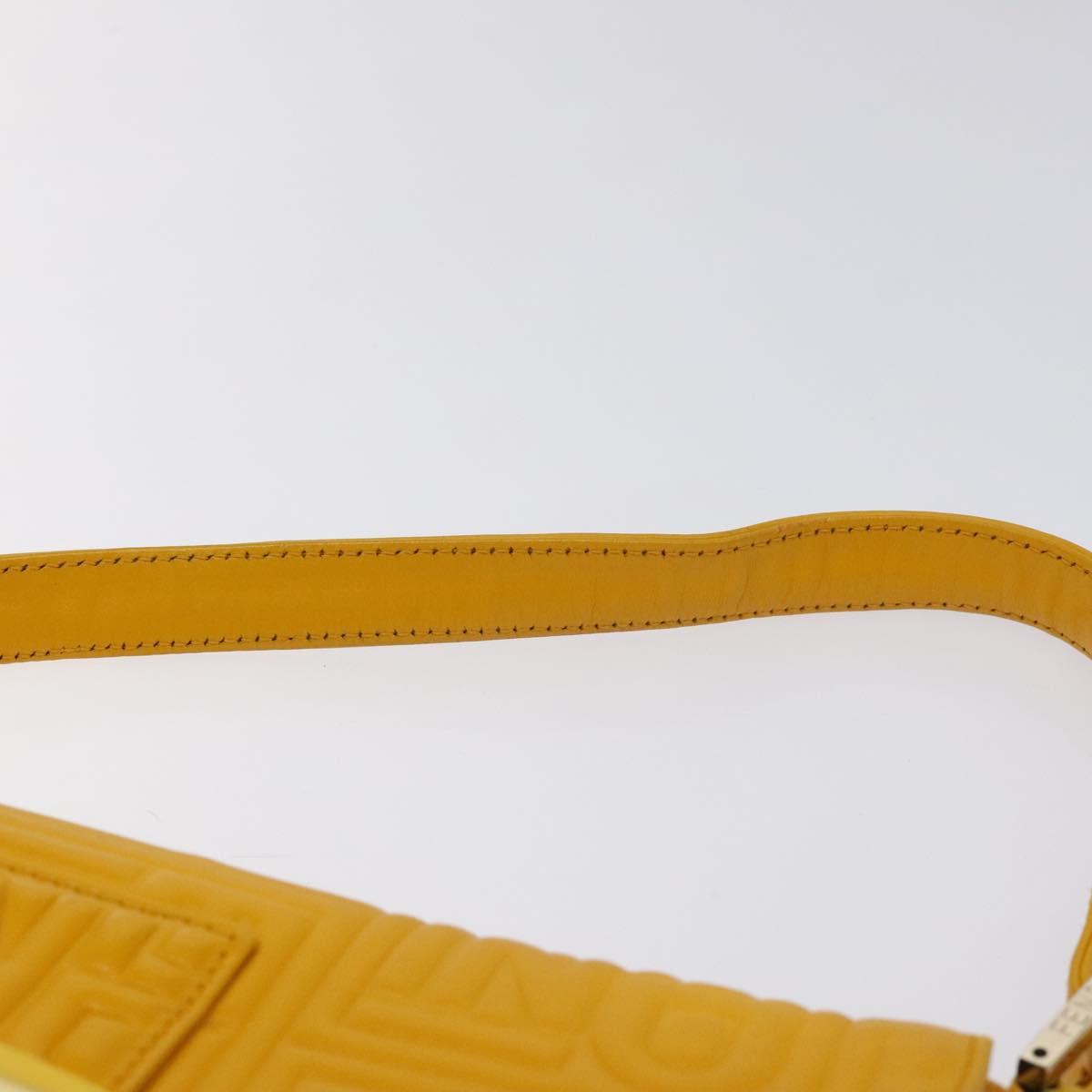 Fendi Baguette NM Bag Yellow Leather Good condition - Box View