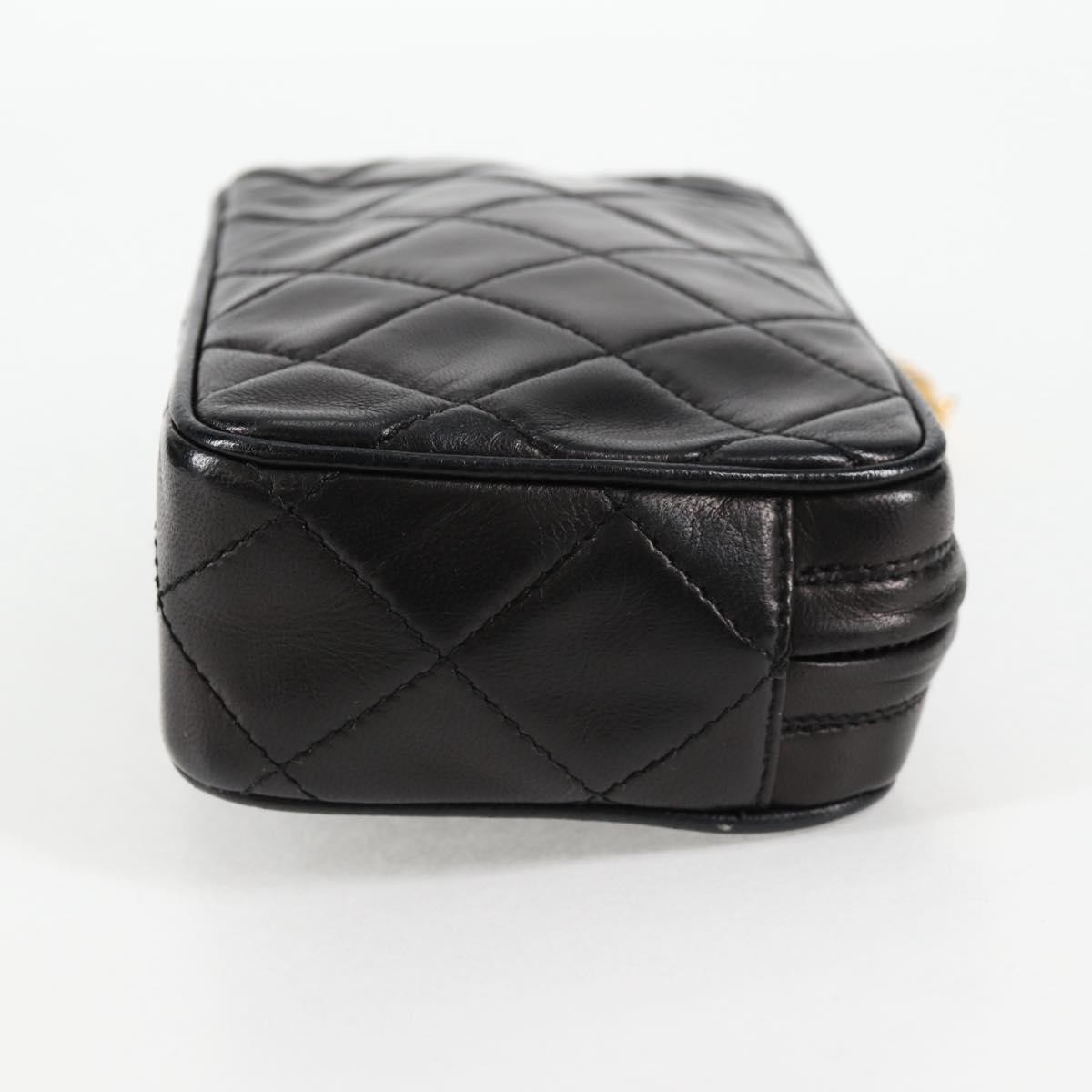 Chanel Camera CC Tassel Bag Black Leather Good condition - Inside View