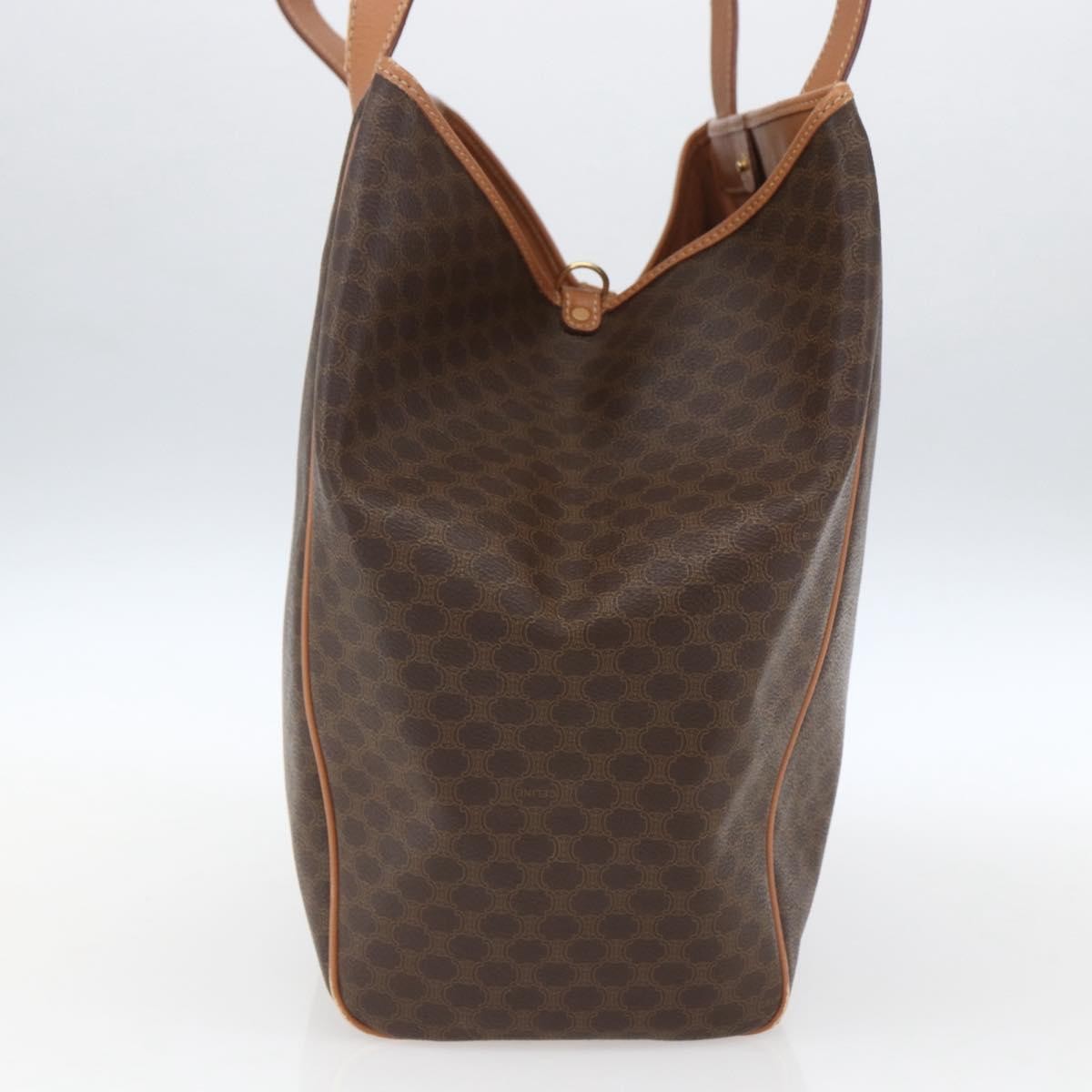 Celine Vintage Macadam Shoulder Bag Brown Canvas Good condition - Inside View