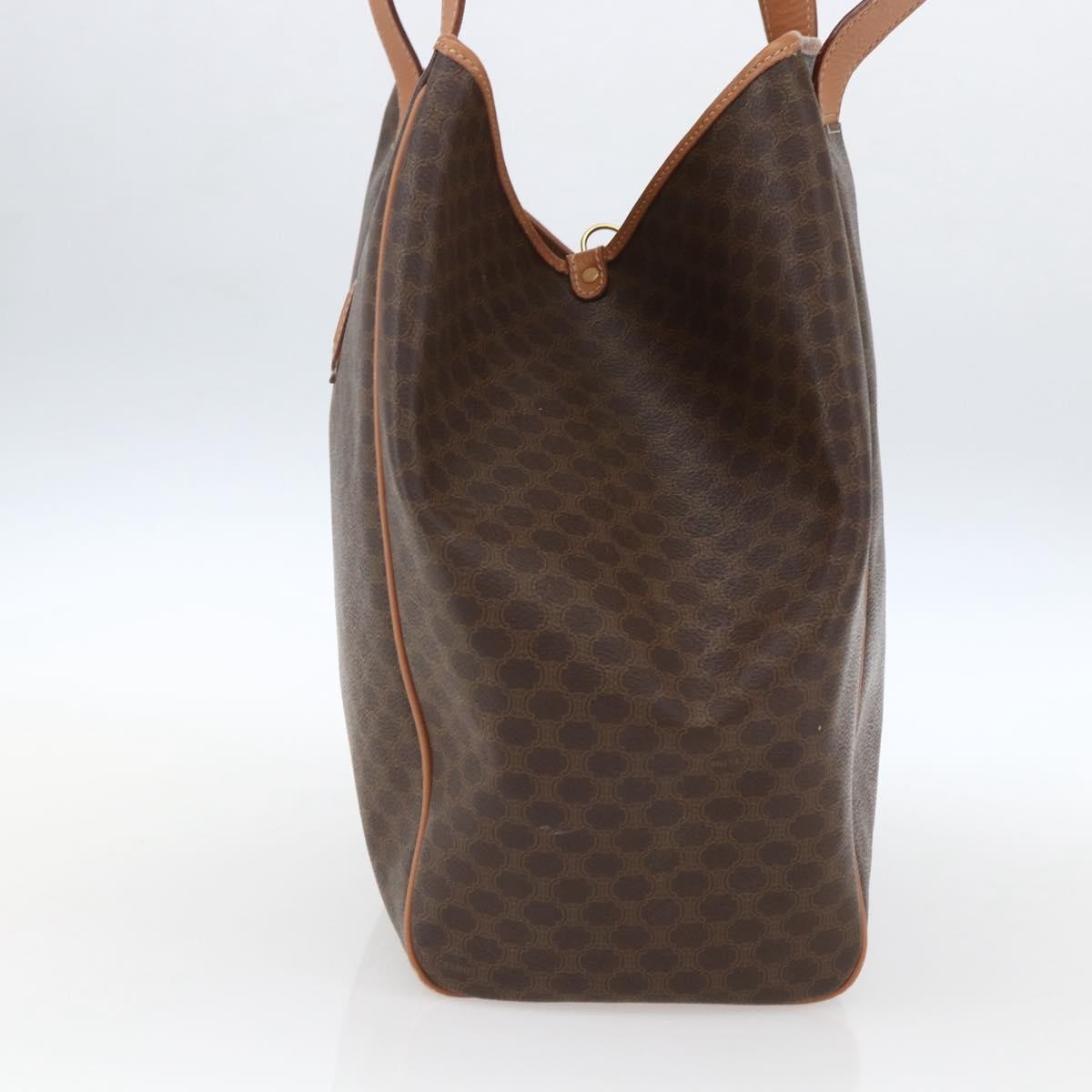 Celine Vintage Macadam Shoulder Bag Brown Canvas Good condition - Model View