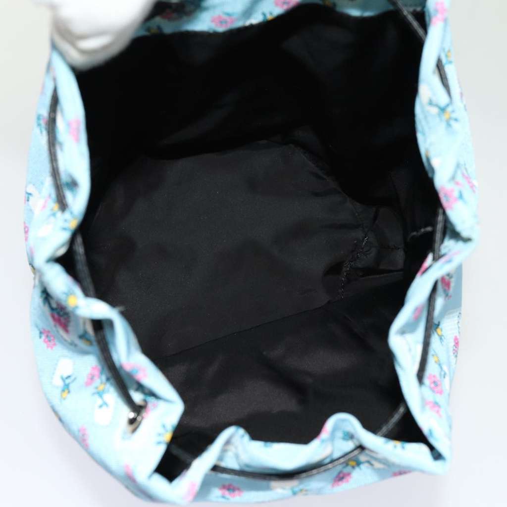 Miu Miu Drawstring Pouch Blue Good condition - Box View