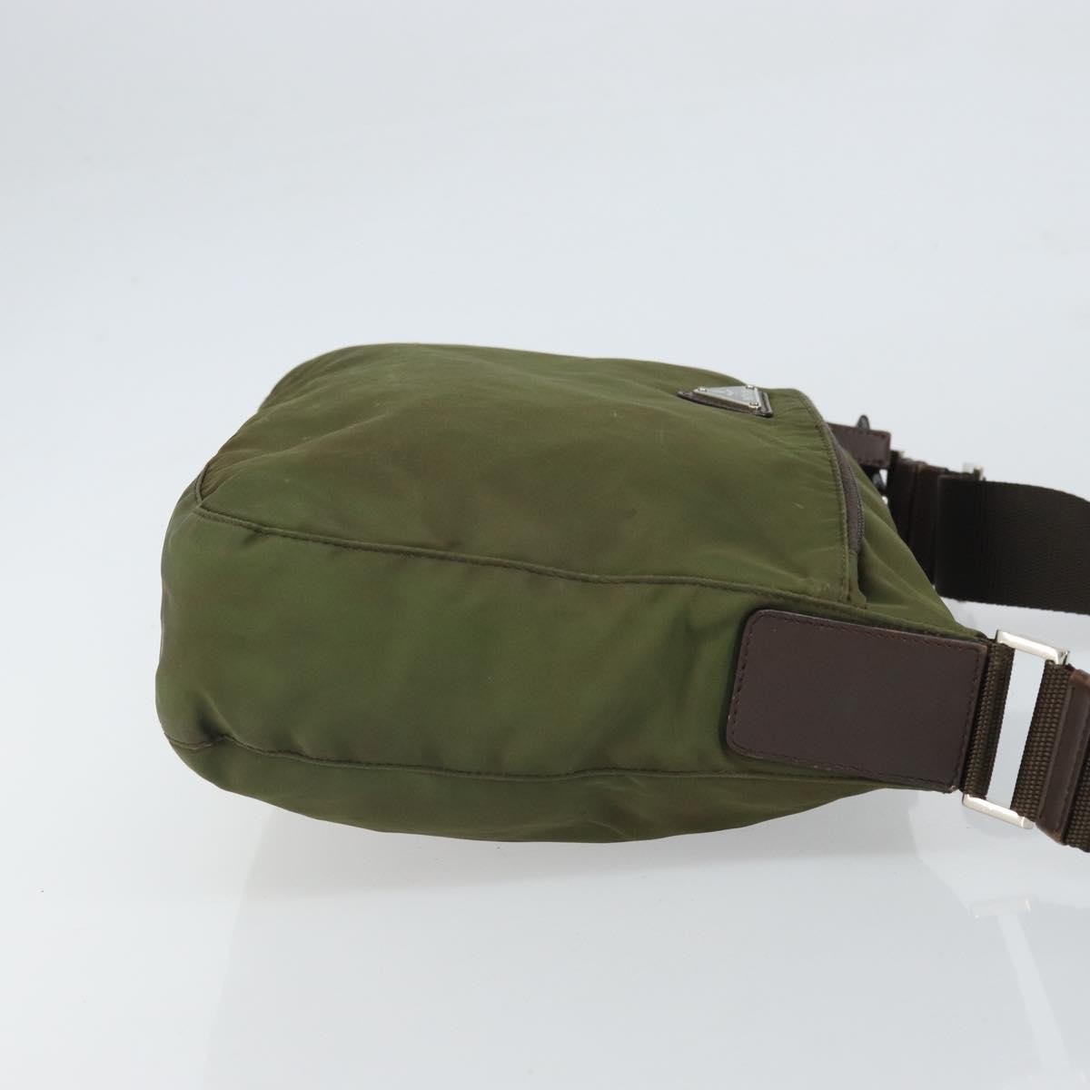 Prada Front Pocket Messenger Bag Khaki Good condition - Inside View