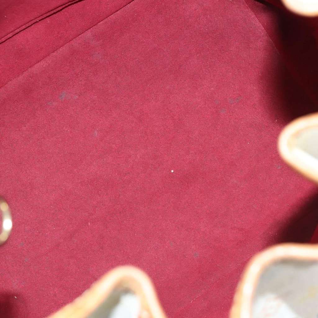 Louis Vuitton Petit Noe Handbag White Canvas Good condition - Box View