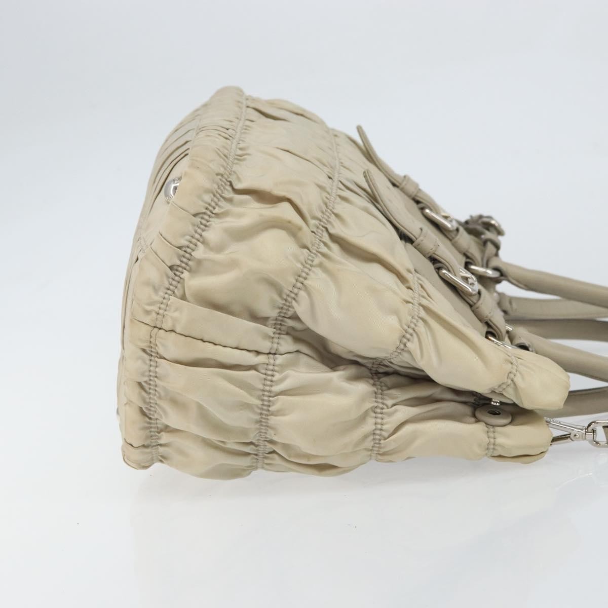 Prada Gaufre Convertible Tote Beige Fair condition - Inside View