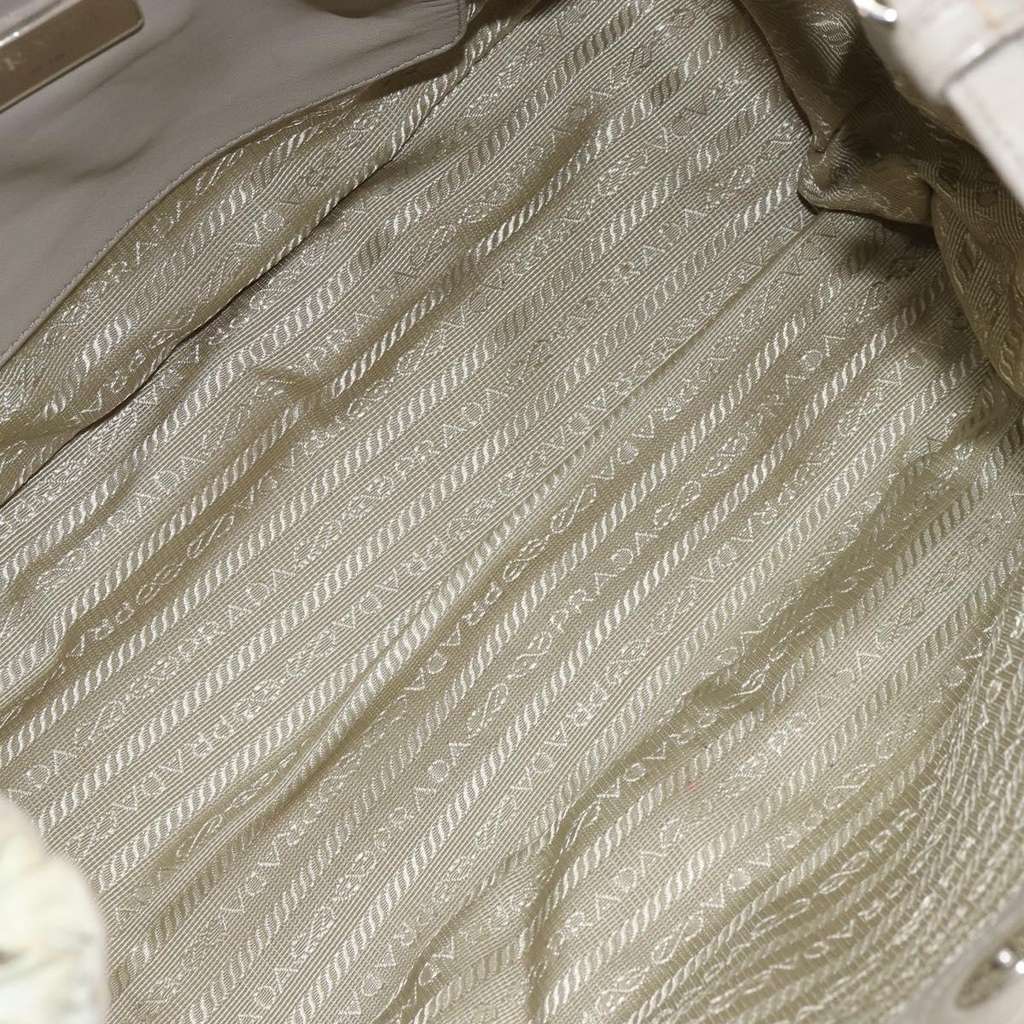 Prada Gaufre Convertible Tote Beige Fair condition - Box View