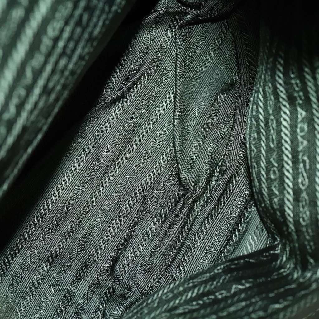 Prada Double Front Pocket Backpack Khaki Good condition - Box View