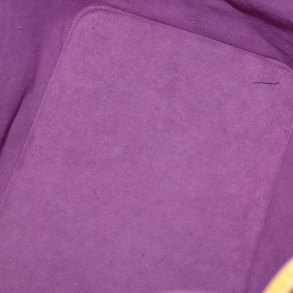 Louis Vuitton Petit Noe Handbag Yellow Leather Good condition - Box View