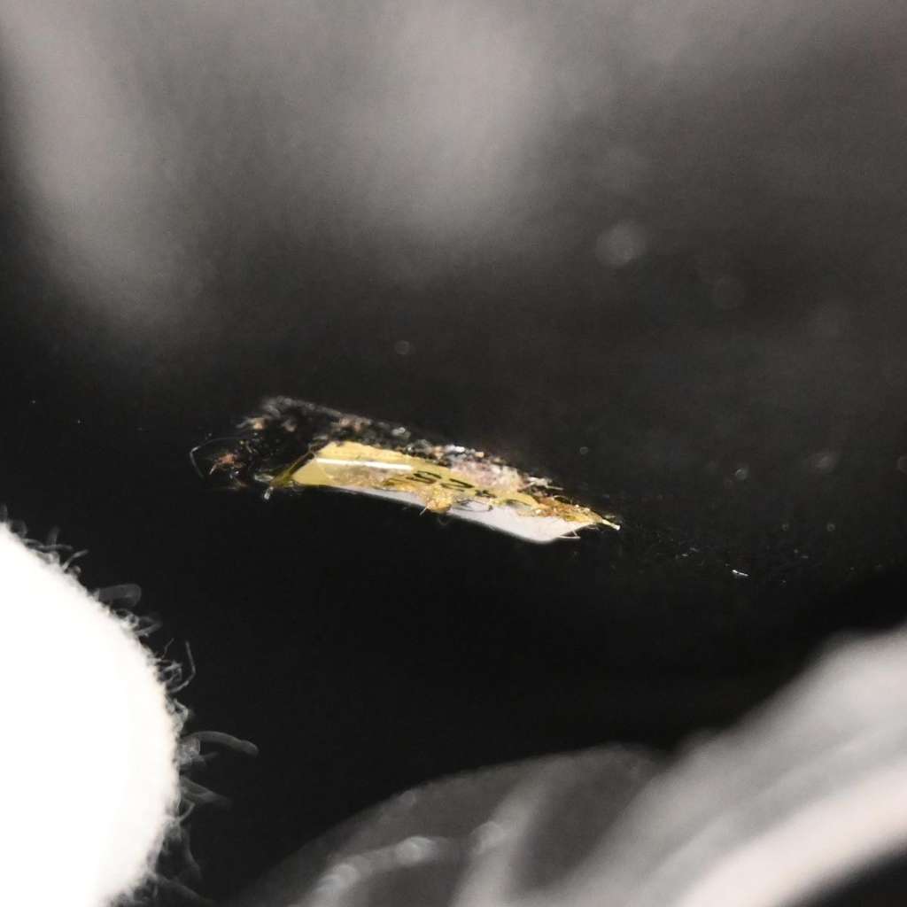 Chanel Vintage Timeless Cosmetic Case Black Leather Good condition - Box View