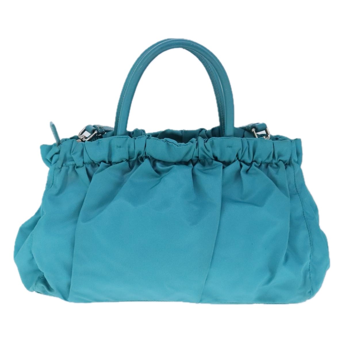 Prada Bow Convertible Tote Blue Good condition - Back View