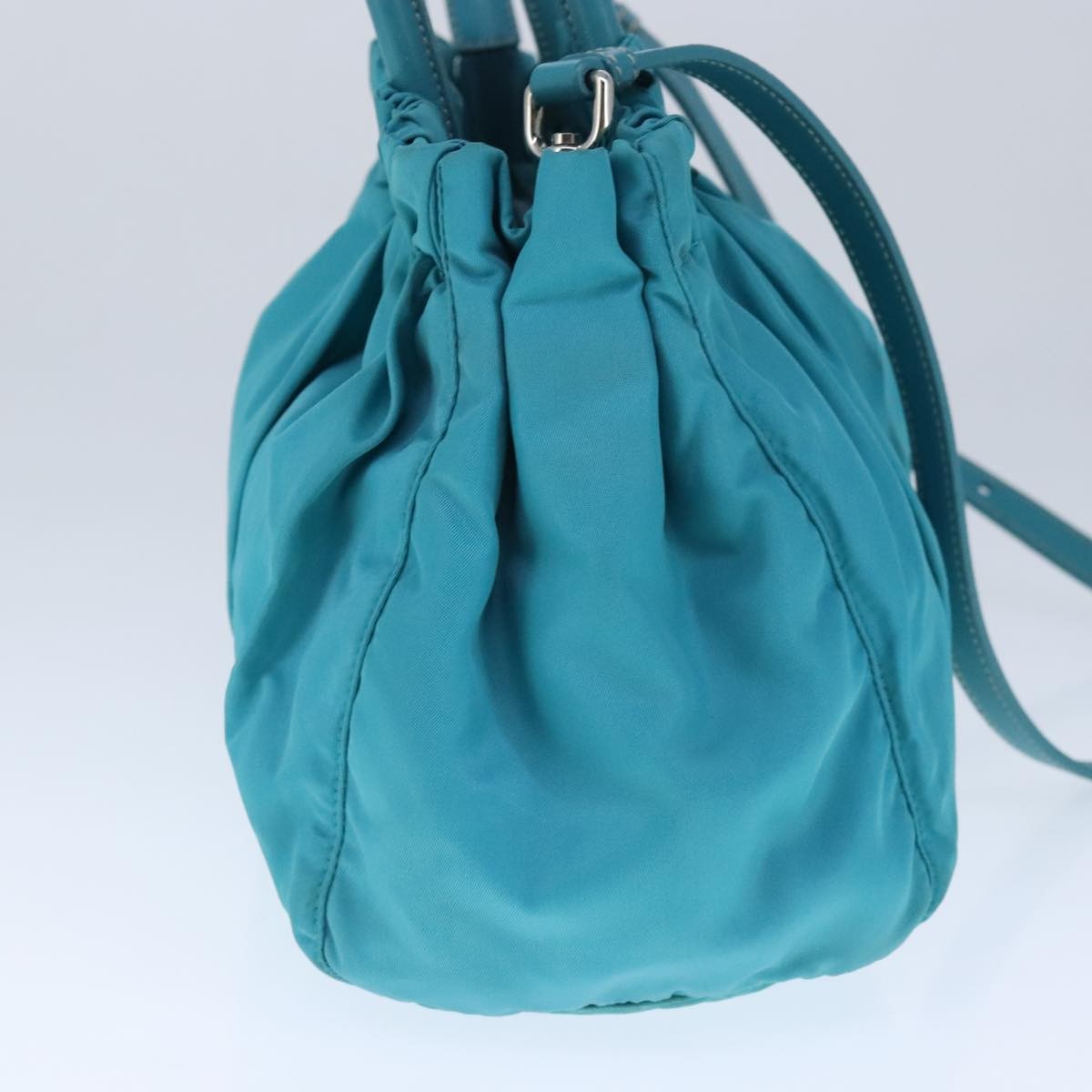 Prada Bow Convertible Tote Blue Good condition - Inside View