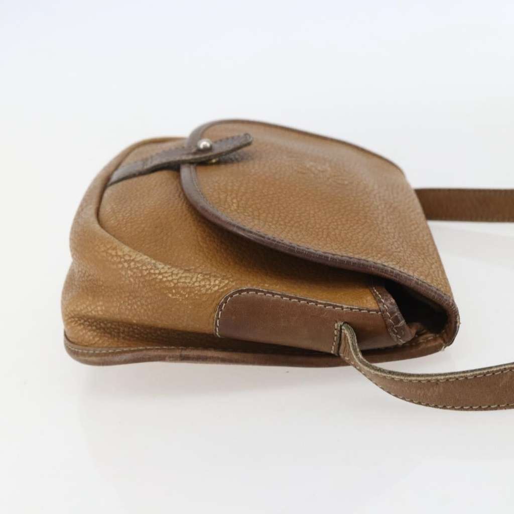 Loewe Anagram Shoulder Bag Beige Leather Fair condition - Model View