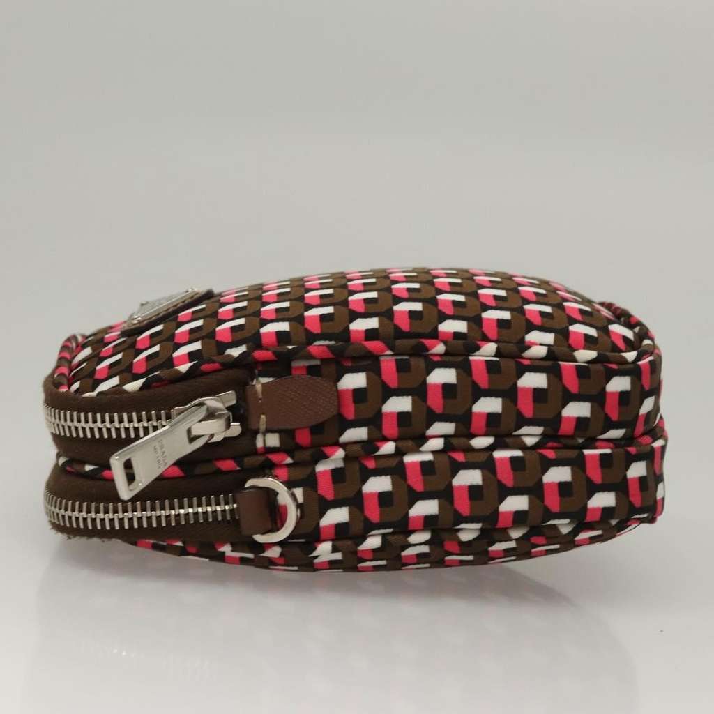 Prada Baguette Shoulder Bag Brown Good condition - Model View