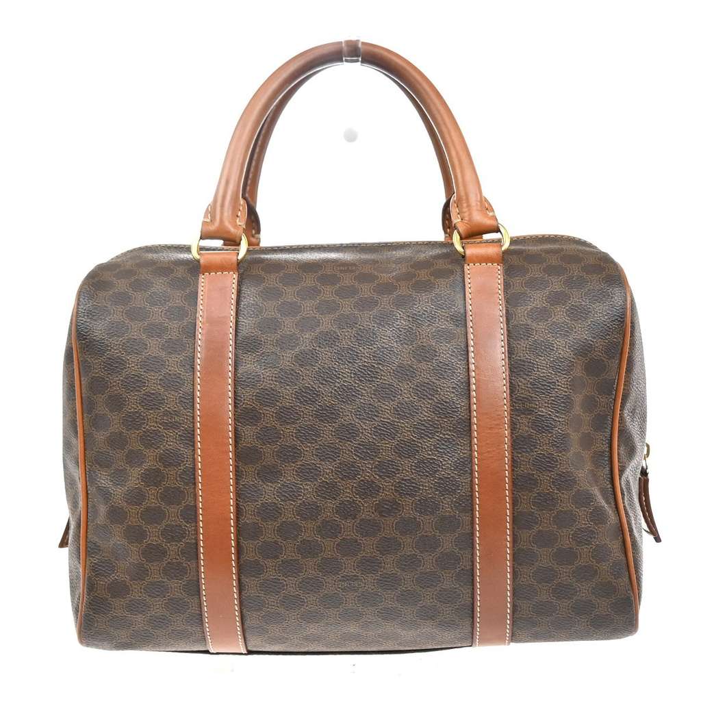 Celine Macadam Handbag Brown Good condition - Back View