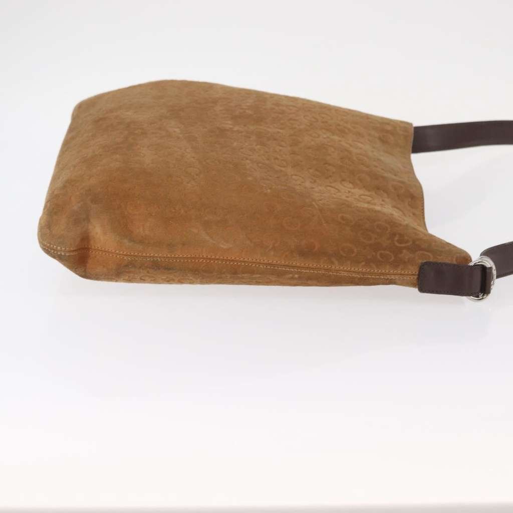 Celine Vintage Macadam Shoulder Bag Brown Suede Fair condition - Inside View