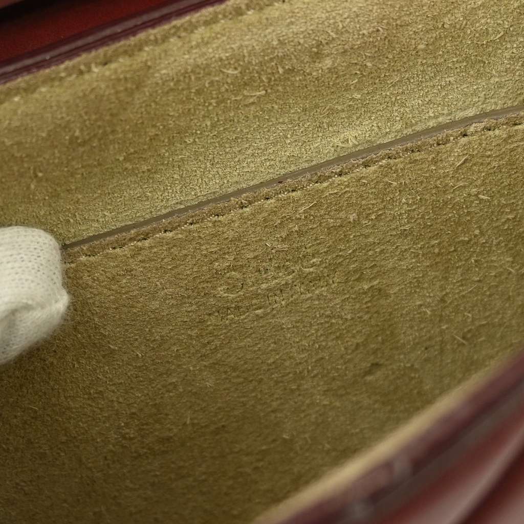 Chloe Drew Bijou Crossbody Bag Burgundy Leather Good condition - Model View