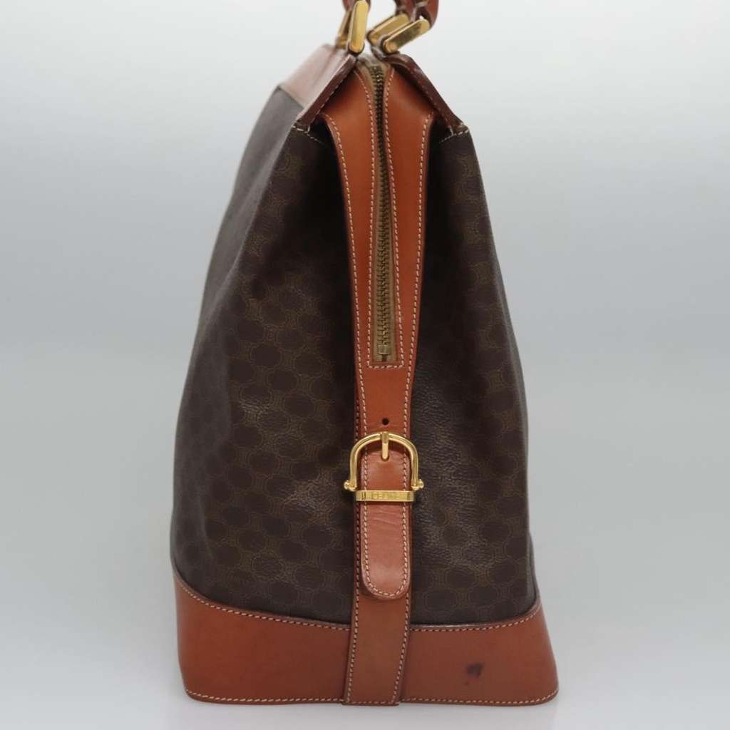 Celine Vintage Macadam Handbag Brown Good condition - Inside View