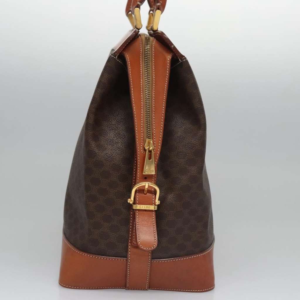 Celine Vintage Macadam Handbag Brown Good condition - Model View