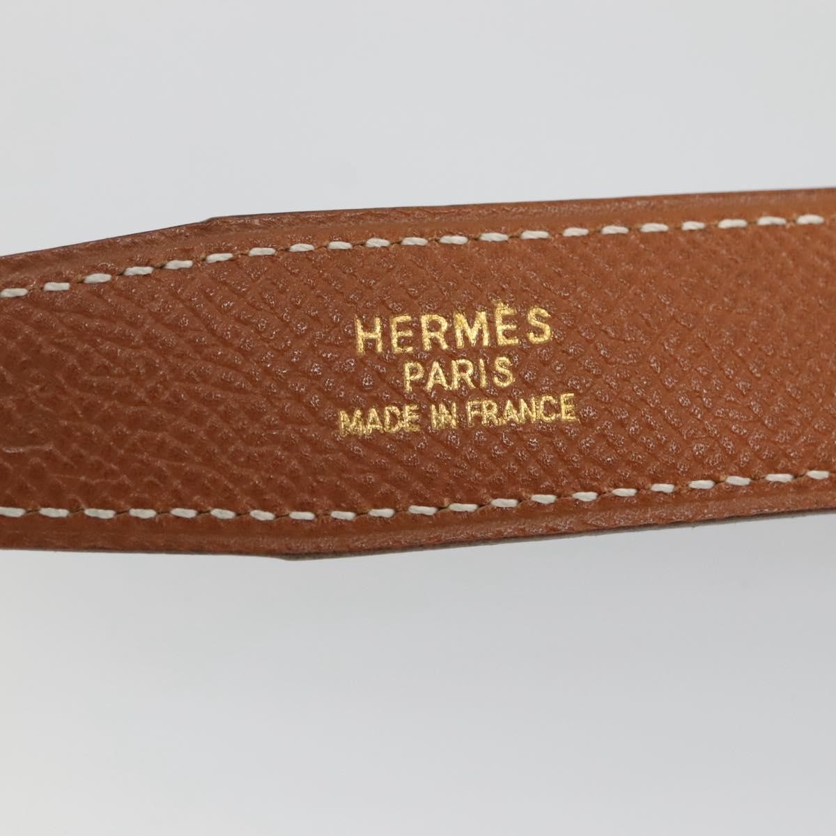 Hermès Constance Belt Blue Leather Good condition - Box View