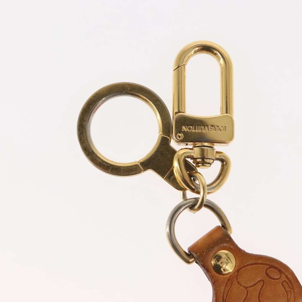 Louis Vuitton Murakami Panda Bag Charm and Keychain Beige Leather Good condition - Model View